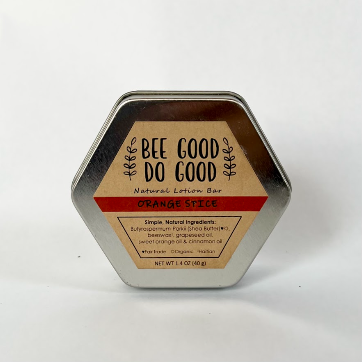 Orange Spice Beeswax Lotion Bar